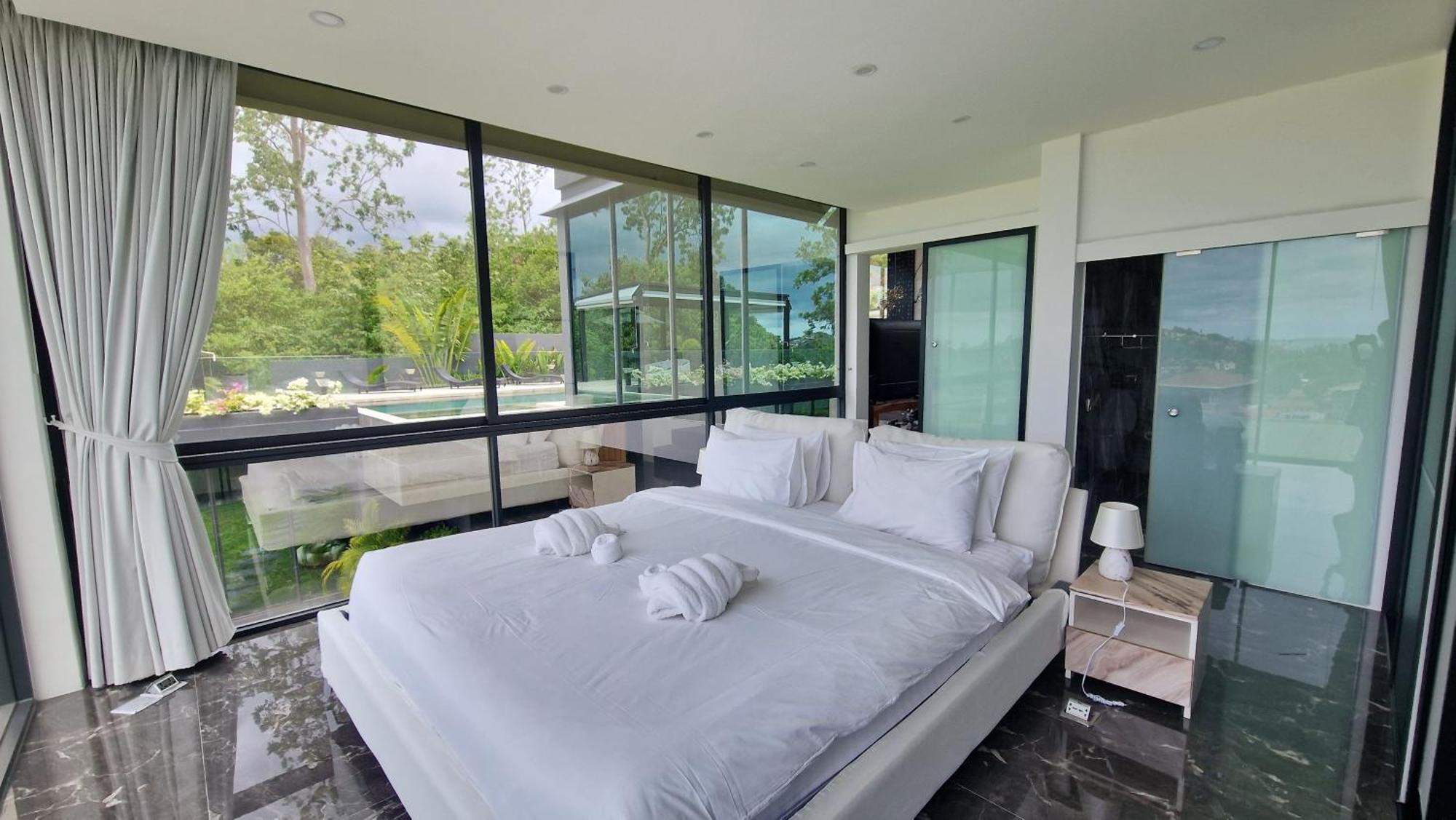 Villa Obsidian, With Staff, Sea View And Walk To Choeng Mon Beach Eksteriør bilde